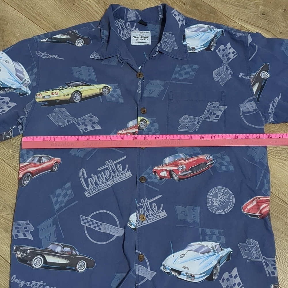 DAVID CAREY GM chevrolet CORVETTE Shirt Size Large - Picture 3 of 7